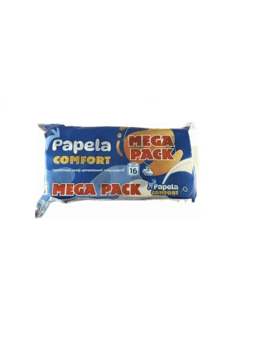 Папір туалетний Papela Comfort тришаровий 16 шт/уп