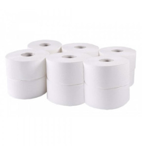 Папір туалетний джамбо 2-х шаровий Medium 130 м, 12 рул/уп