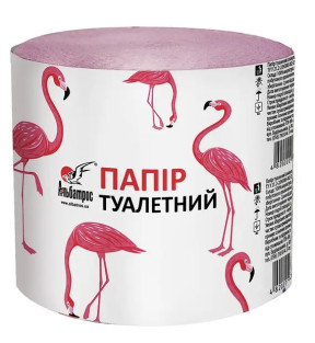 Папір туалетний з макулатури з тисненням і перфорацією 45 м, 24 рул/уп