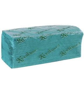 Рушник паперовий Кохавинка зелений, V збирання, 170 аркушів/уп